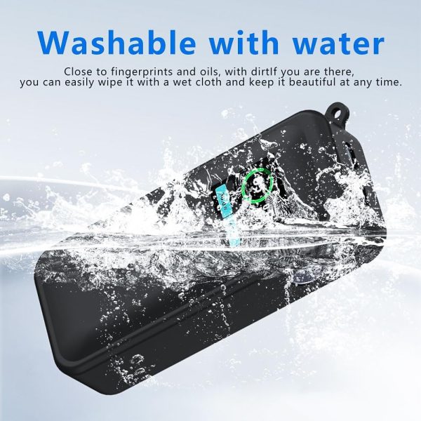 Soft Silicone Case for Anker Prime Power Bank 12000mAh 2-Port Portable Charger with 130W Output (Case Only)-Black