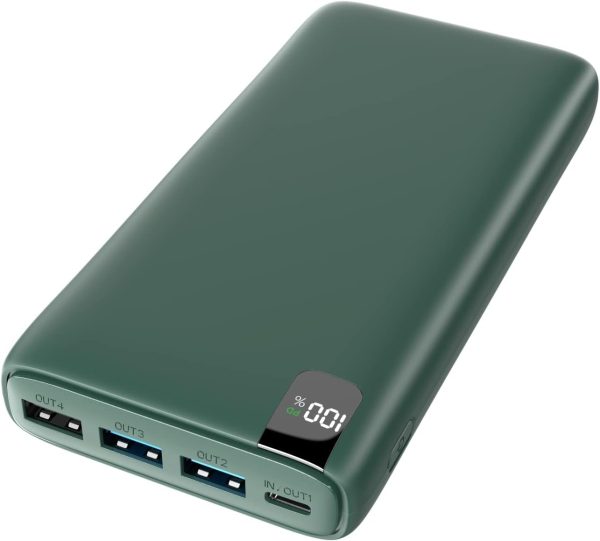 3659e722a3b743c1b7f9d1e82742cbb0.jpg Portable Charger Power Bank - 26800mAh 22.5W Fast Charging External Battery Pack - PD QC 3.0 USB C Portable Cell Phone Charger with 4 Outputs for iPhone Tablets Android