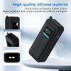 Soft Silicone Case for Anker Prime Power Bank 12000mAh 2-Port Portable Charger with 130W Output (Case Only)-Black