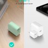 [4 Pack] USB C Charger Block Fast Charging Multiport Adpater [PD 20W USB-C & QC 3.0 USB-A Port] for i Phone 16/15/14/13/12/11/X/8, i Pad, Sam Sung, Google, Galaxy & More