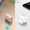 [4 Pack] USB C Charger Block Fast Charging Multiport Adpater [PD 20W USB-C & QC 3.0 USB-A Port] for i Phone 16/15/14/13/12/11/X/8, i Pad, Sam Sung, Google, Galaxy & More