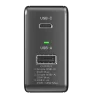 65 watt fast charger 65w us plug gallium nitride charger type c gan usb-c type-c 65watt pd wall charger slim with ETL FCC mark