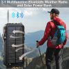 af426574626f4852a7a14962ce70f7ff.jpg Emergency Radio&22000mAh Solar Power Bank, FM NOAA Weather Radio, Portable Hand Crank Bluetooth Radio, 20W Fast Charge Wireless Phone Charger, SOS Flashlight for Emergency/Home