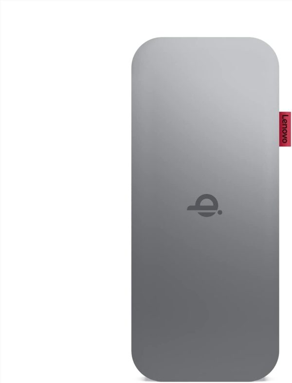 USB-C Laptop Power Bank (20000 mAh) - 65W - USB-C and USB-A Ports - Fast Charging Portable Power Station with Integrated Cable - Model PBLG2W - Storm Grey