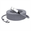 1M 1.5M 2M 3M 5M 8M Wholesale Nylon Braided USB C 60W PD Charging Cable USB Type C To USB Type C Data Fast Charge Cable